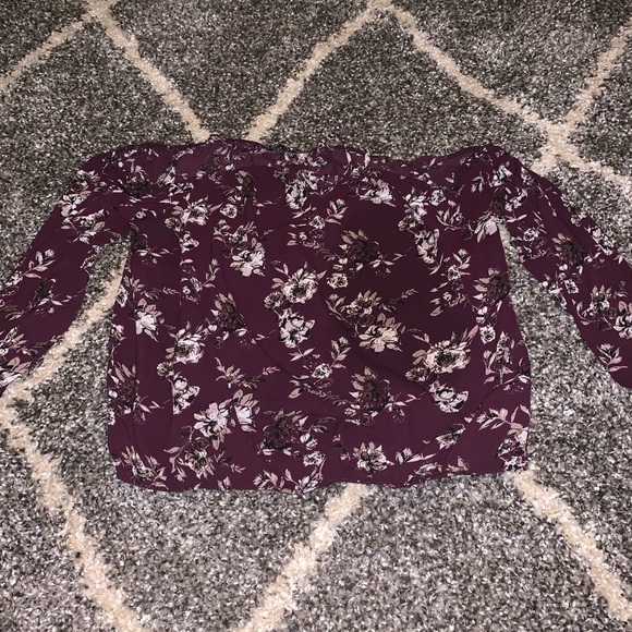 Charlotte Russe Tops - Off the shoulder purple top